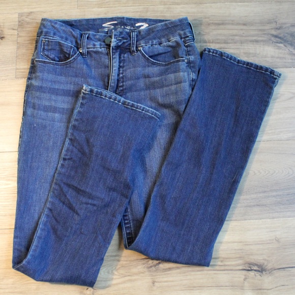 Seven7 Denim - Seven7 Tummyless High Rise Bootcut Jeans Dark Wash Women’s Size 6